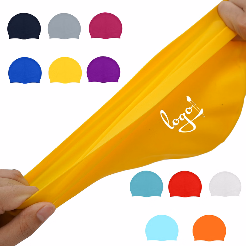 Adult Stretch Silicone Swim Cap