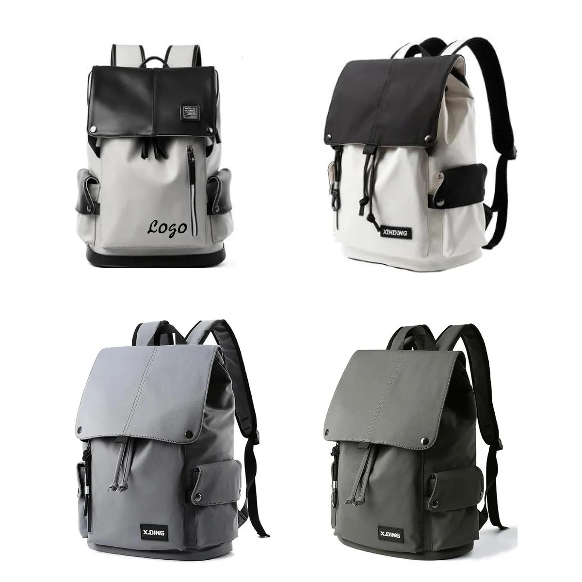 Waterproof Flip Business Travel Laptop Backpack 1