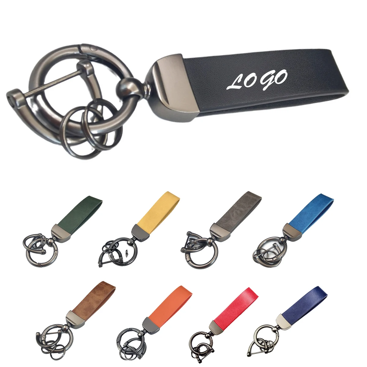 PU Car Key Holder Keychain 1