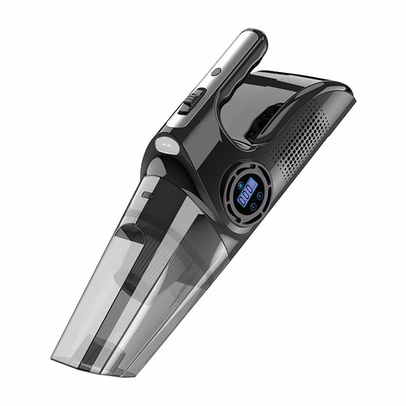 Car Vacuum Cleaner With Digital Air Compressor Pump