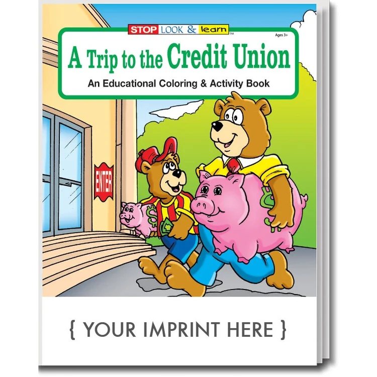 COLORING BOOK - A Trip to the Credit Union Coloring & Activity Book 1