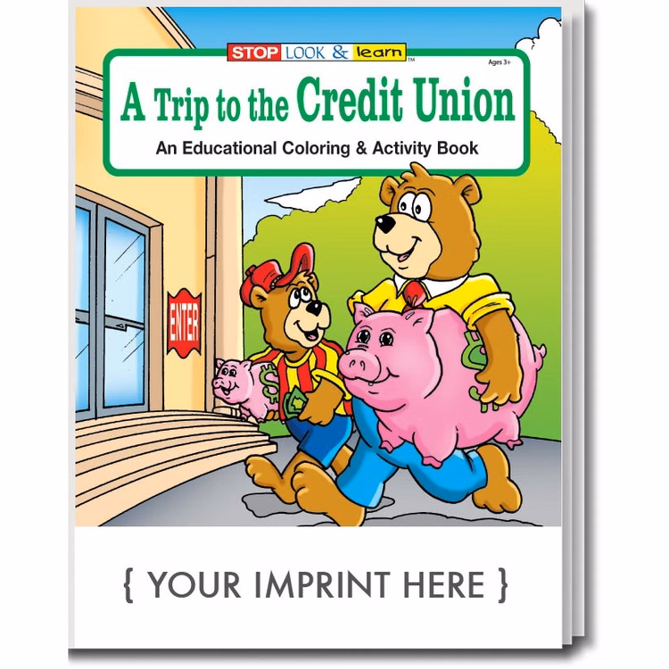 COLORING BOOK - A Trip to the Credit Union Coloring & Activity Book