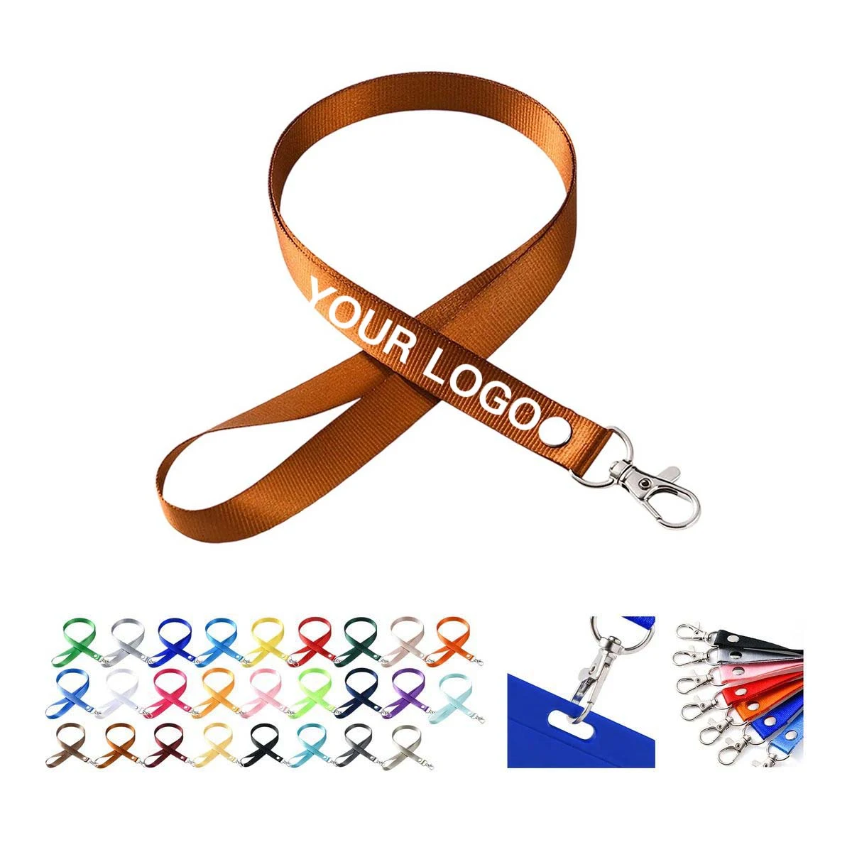 Polyester Lanyard with Metal Clasp for IDs 1