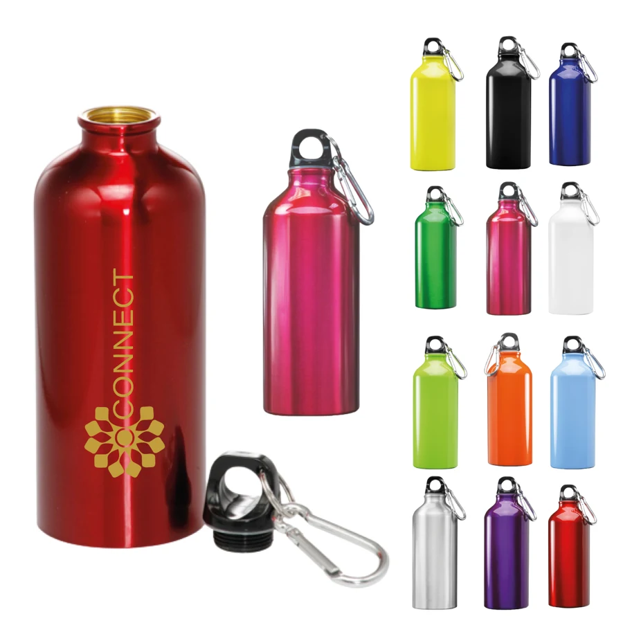 Sports Bottle with Carabiner - Aluminum 20 oz 1