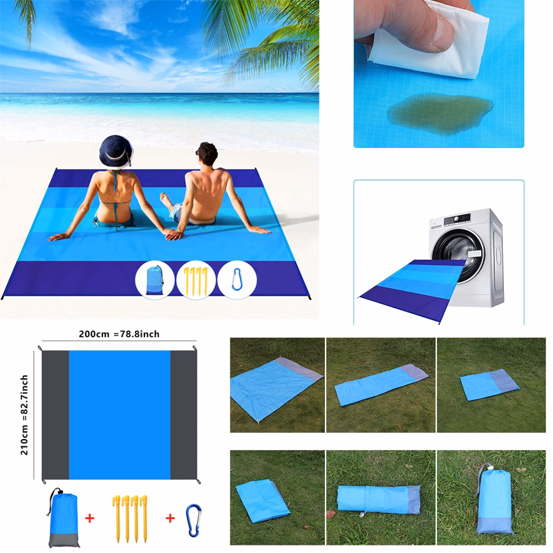 Waterproof Beach Mat Travel Pocket Blanket