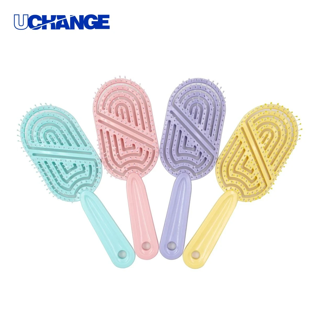Hair Large Curved Bristle Dry Hair Comb Tool 1