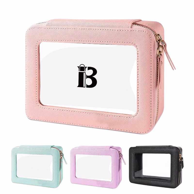 Clear and Waterproof Portable Travel Makeup Bag