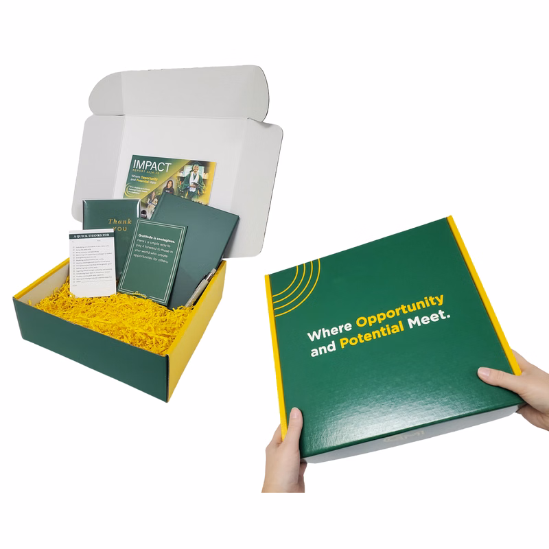 12" x 12" x 4" - E-Flute Outside Tuck Box