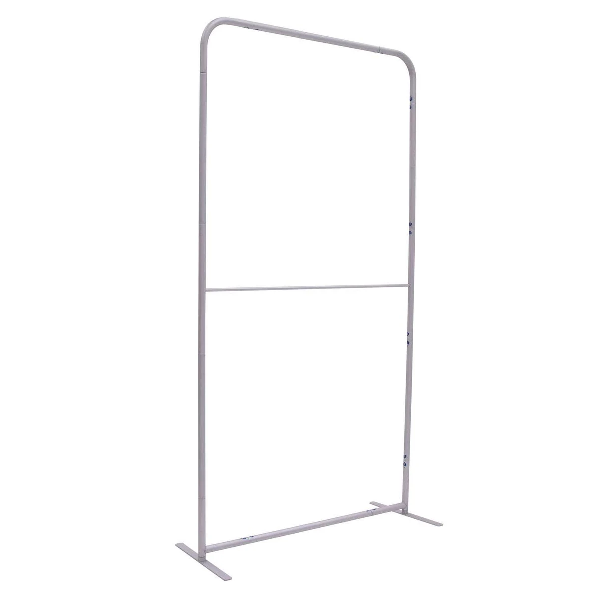4'W x 90"H EuroFit™ Straight Wall Hardware 1