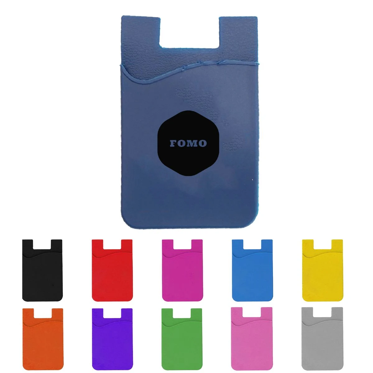 Stick-On Silicone Phone Wallet ?C Convenient Card Holder 1