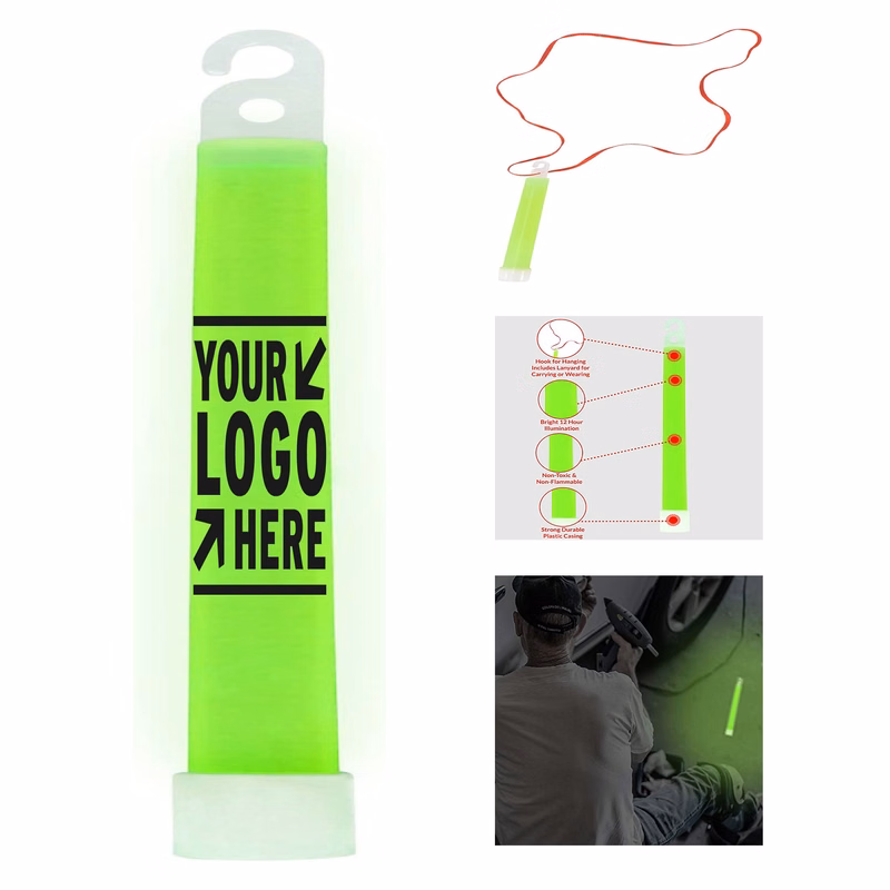 6'' Military Grade Green Glow Stick