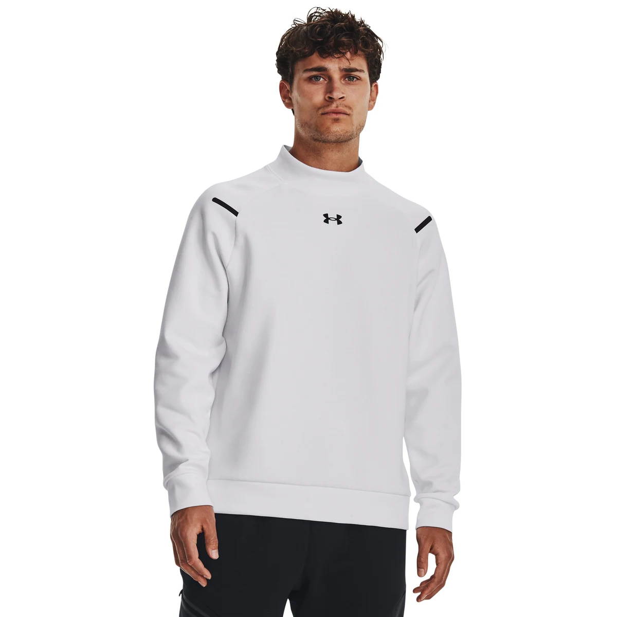 Men's UA Unstoppable Fleece Mock, custom hoodie or sweatshirt with logo imprint 1