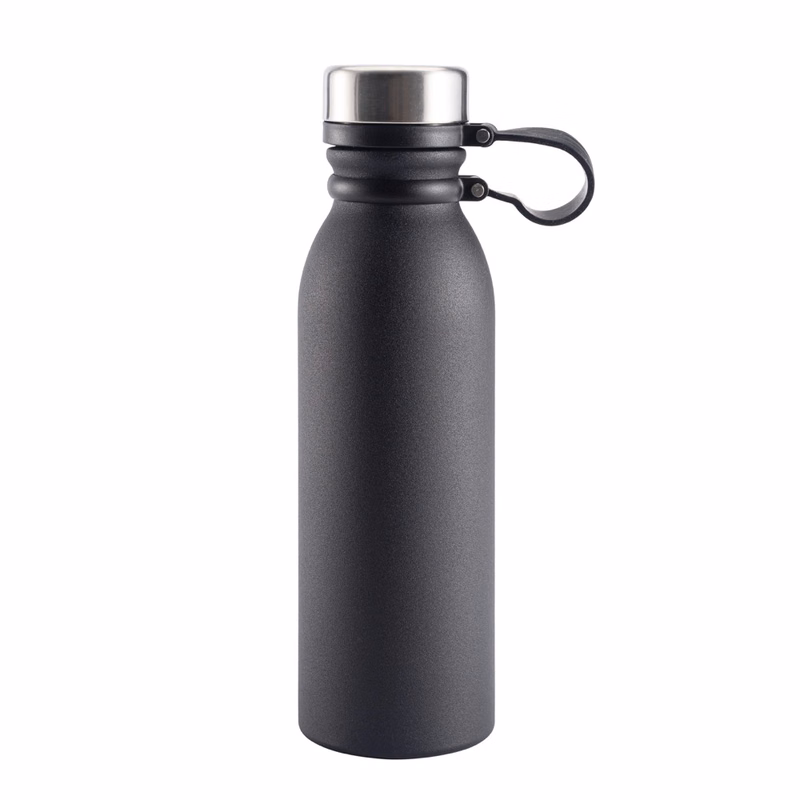 20 OZ Stainless Steel Vacuum Water Bottle with Lid and Strap