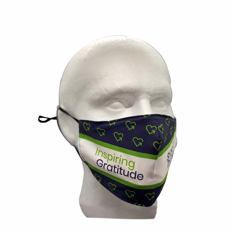 2-Ply Icy Cool Face Mask with Adjustable Ear Loops -