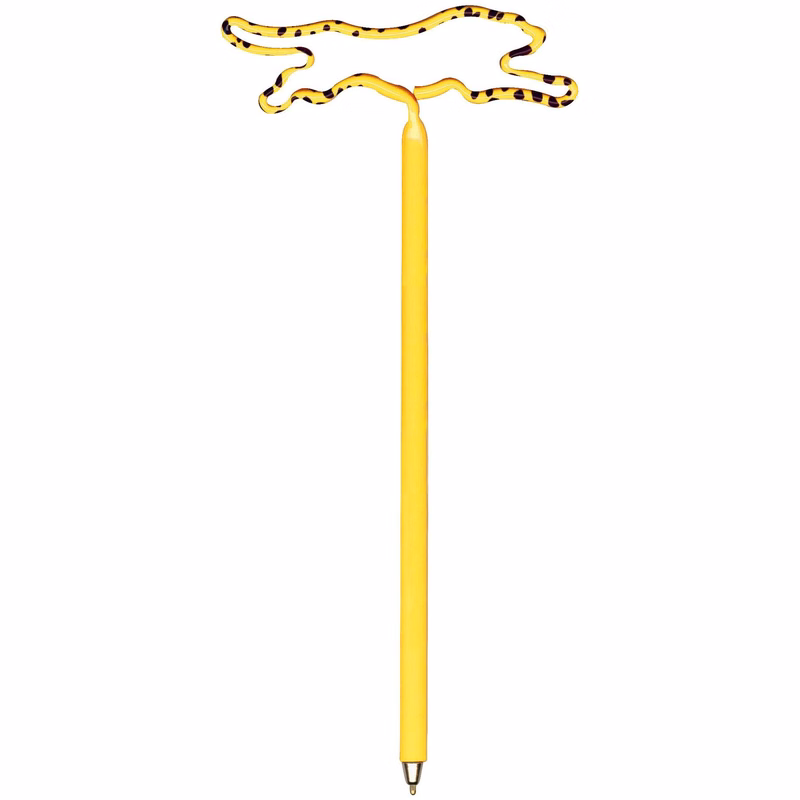Leopard Cheetah Multi-Color Inkbend Standard, Bent Pen