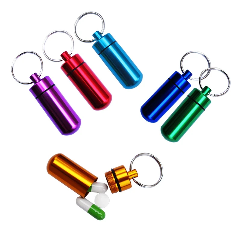 Aluminum Alloy Pill Bottle Outdoor Portable Medicine Bottle 1