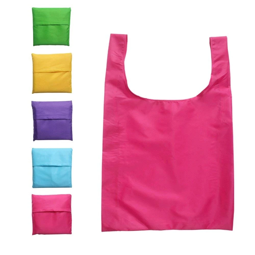 Custom Printed Folding Vest Tote Bag 1