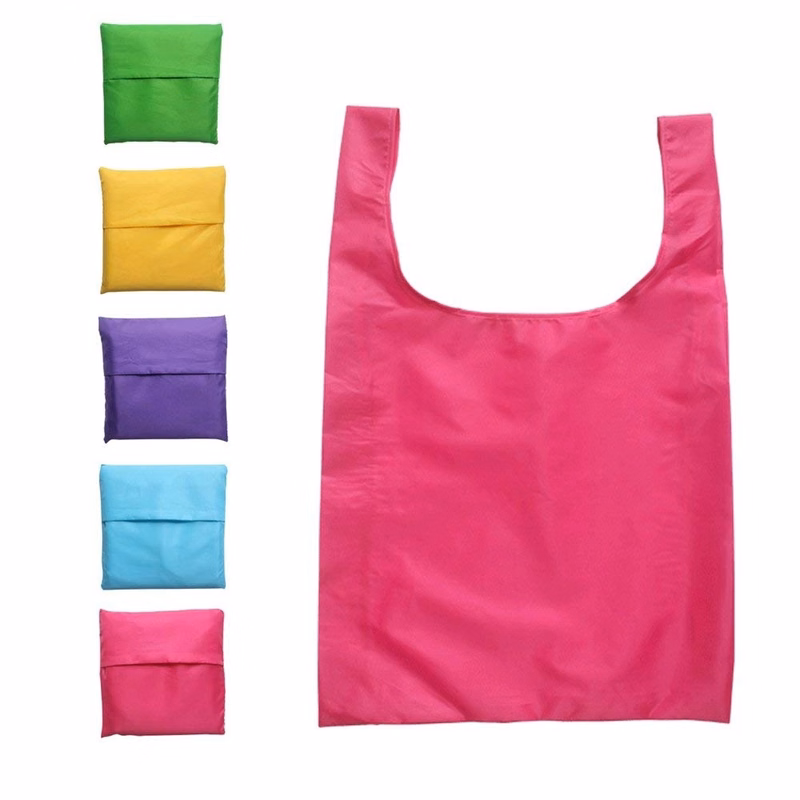 Custom Printed Folding Vest Tote Bag