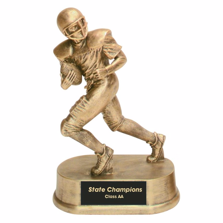 Football Antique Gold Figure Award