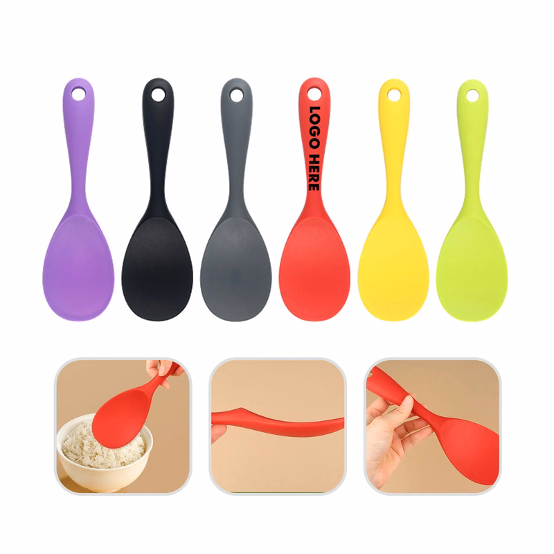 Silicone Heat Resistant Nonstick Rice Cooker Spoon