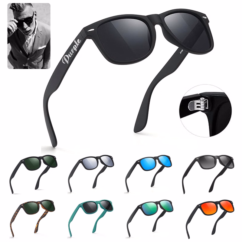 UV Protection Retro Polarized Sunglasses