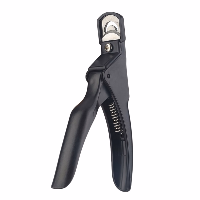 Stainless Steel Nail Clipper U Shape Cuticle Nipper Gel Nail Extension French Tip Manicure Tool.