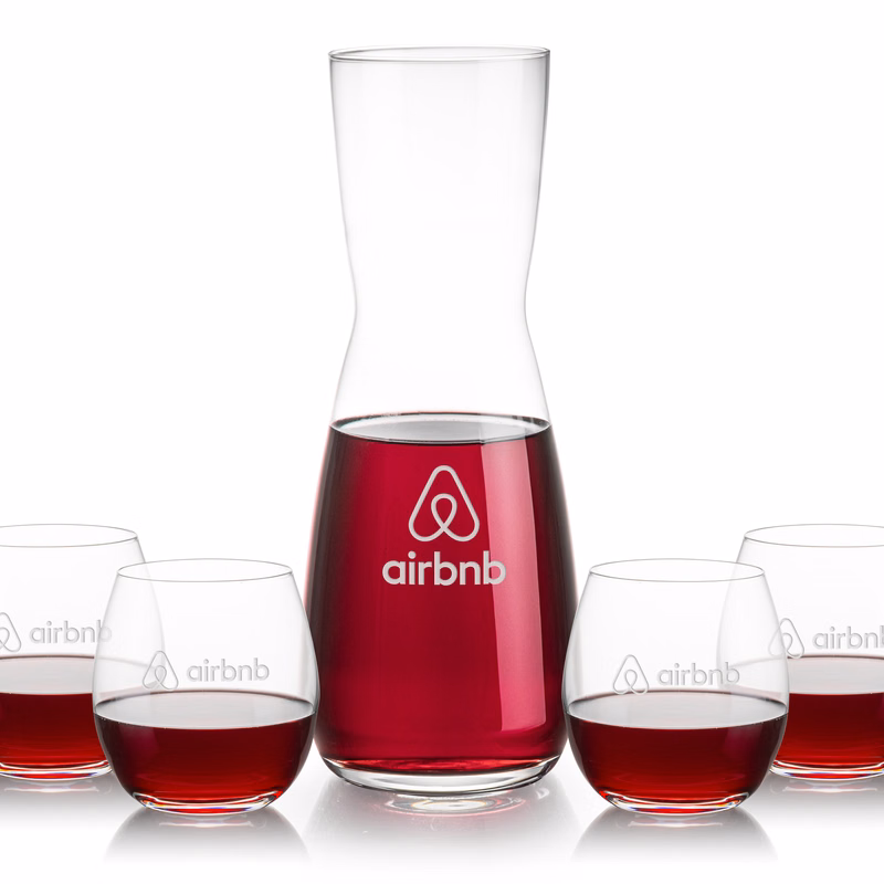 Mason Carafe & Redmond Stemless Wine