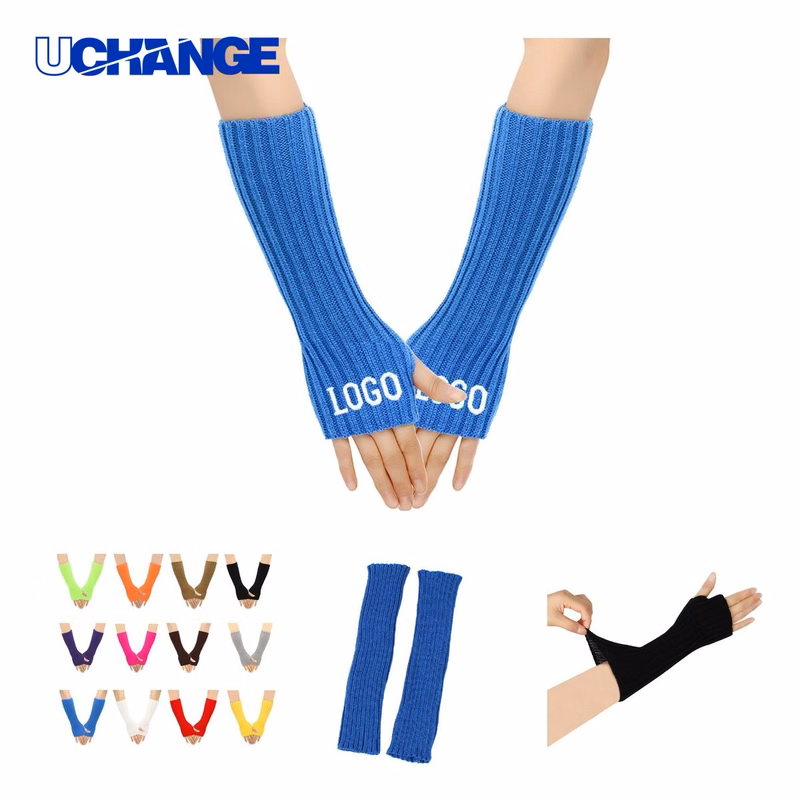 Half-Finger Knitted Gloves for Daily Use
