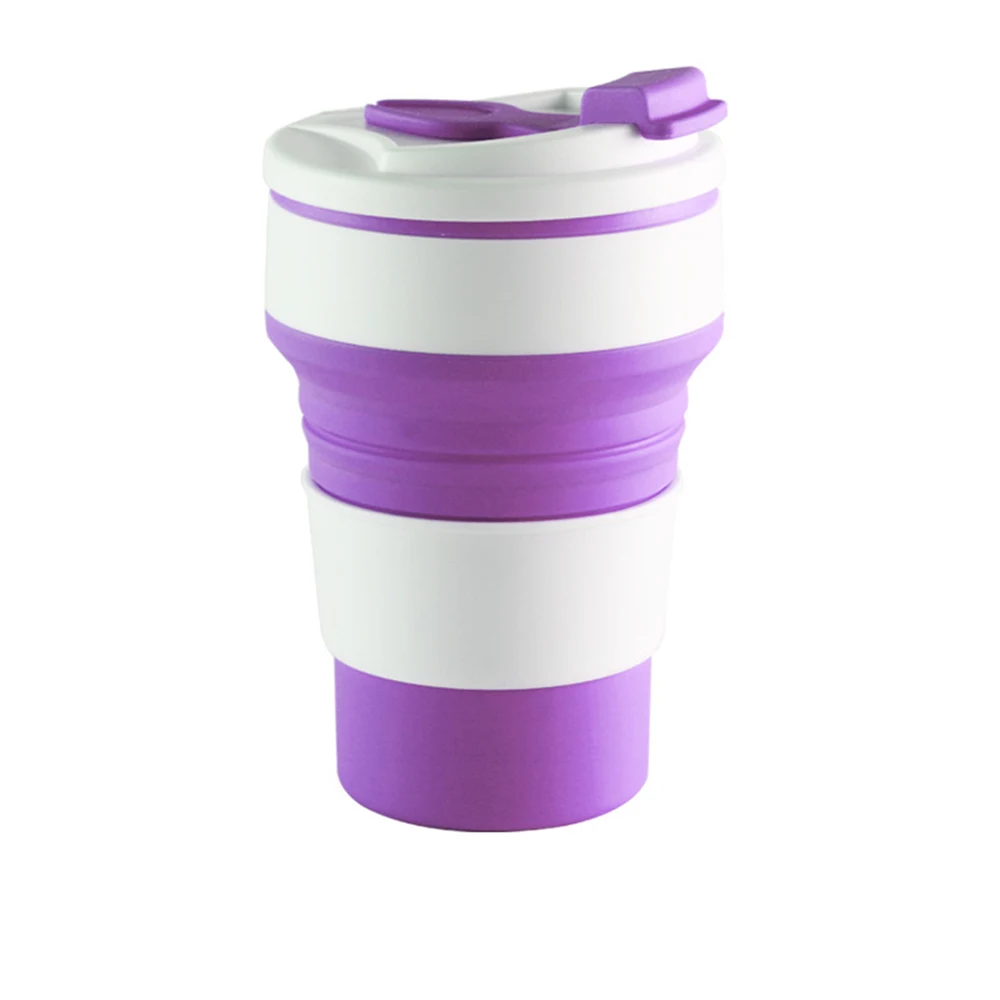 350ML Retractable Silicone Water Cup 1