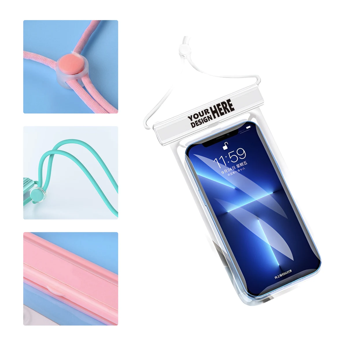 MOQ 50 Swimming Diving Phone Waterproof Pouch 1