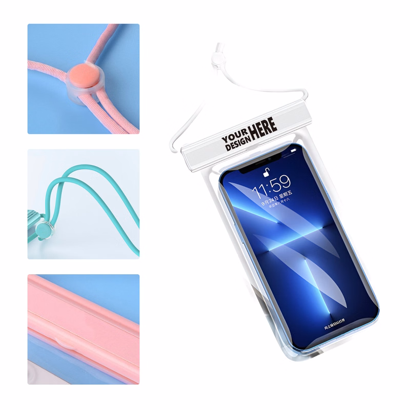 MOQ 50 Swimming Diving Phone Waterproof Pouch