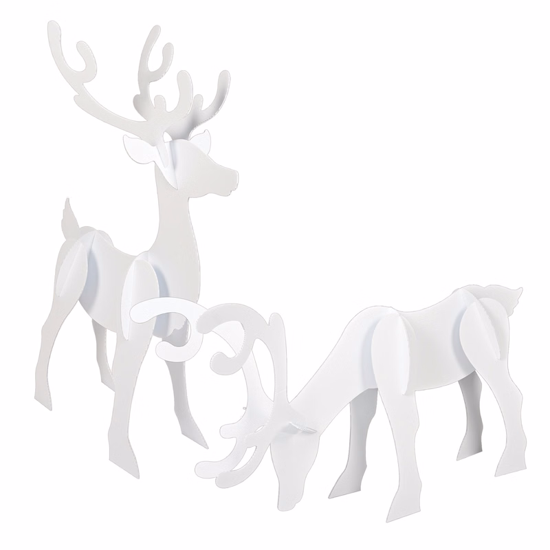 3-D Reindeer Props