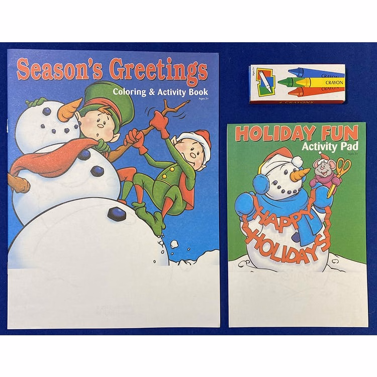 Holiday Coloring & Activity Book Sets - 3 Pieces Vol. 5