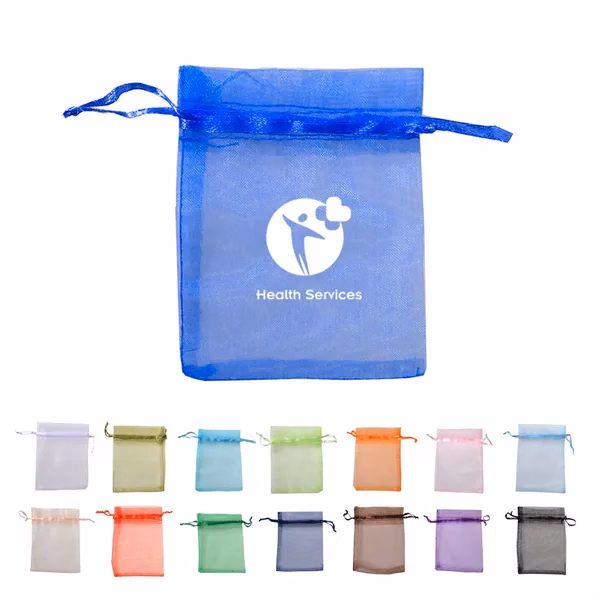 5"X7" Organza Drawstring Pouch