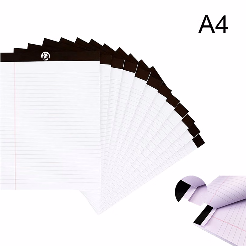 A4 wide lined notepad