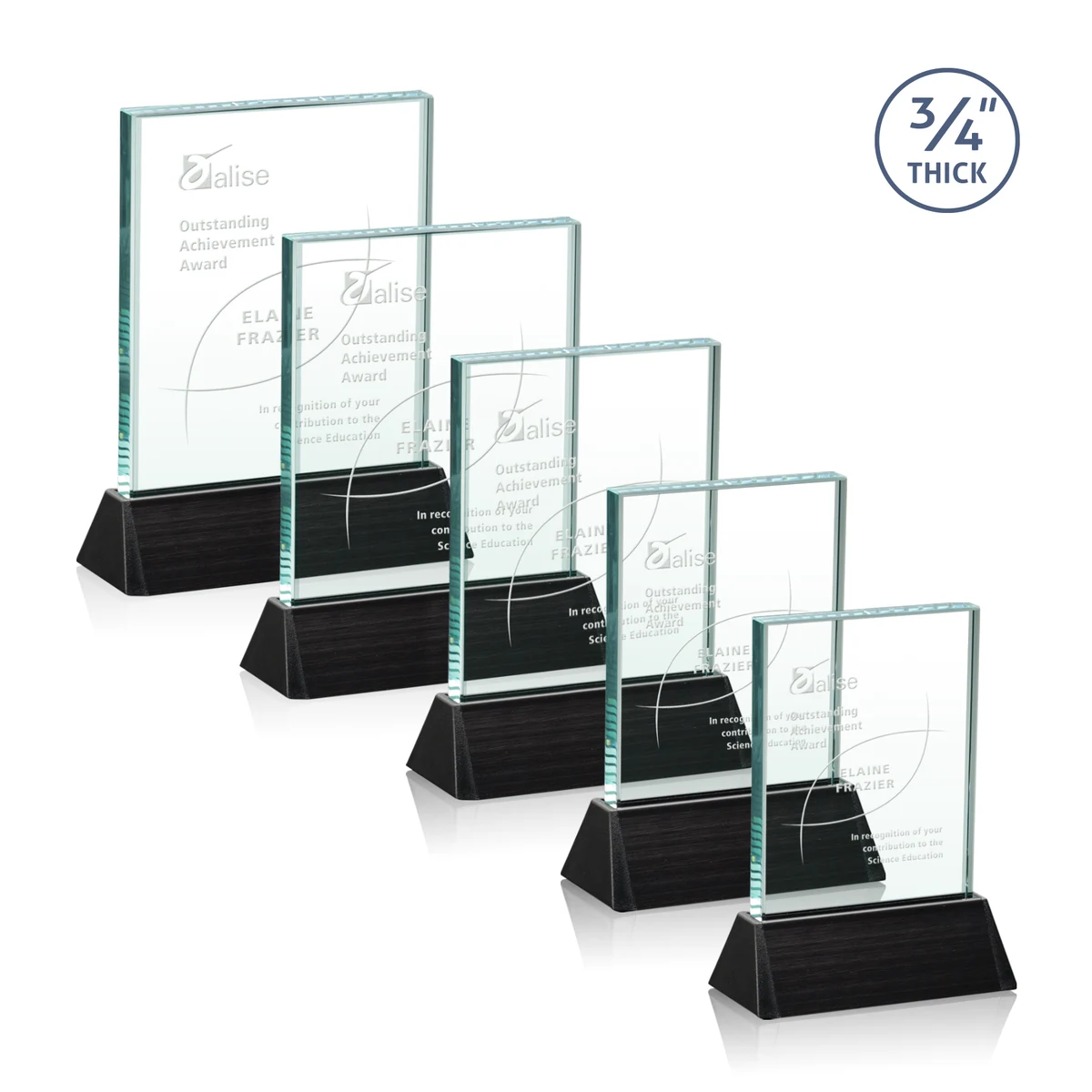 Ballard Award - Jade/Black (Vertical) 1
