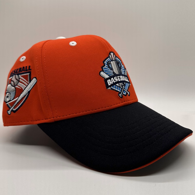 Premium Structured Sports Interlock Baseball Cap w/ Front