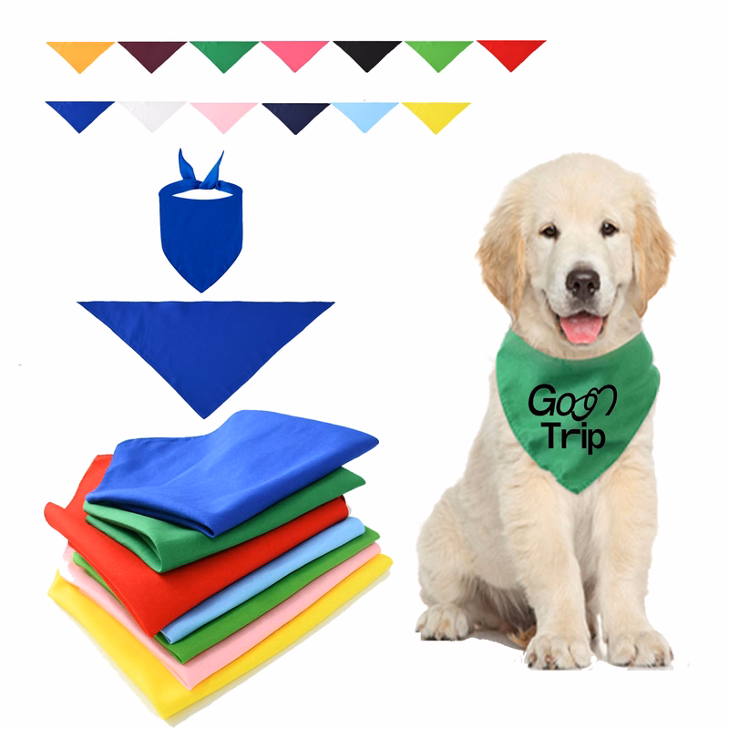 Multi Colored Pure Cotton Pet Drool Towel