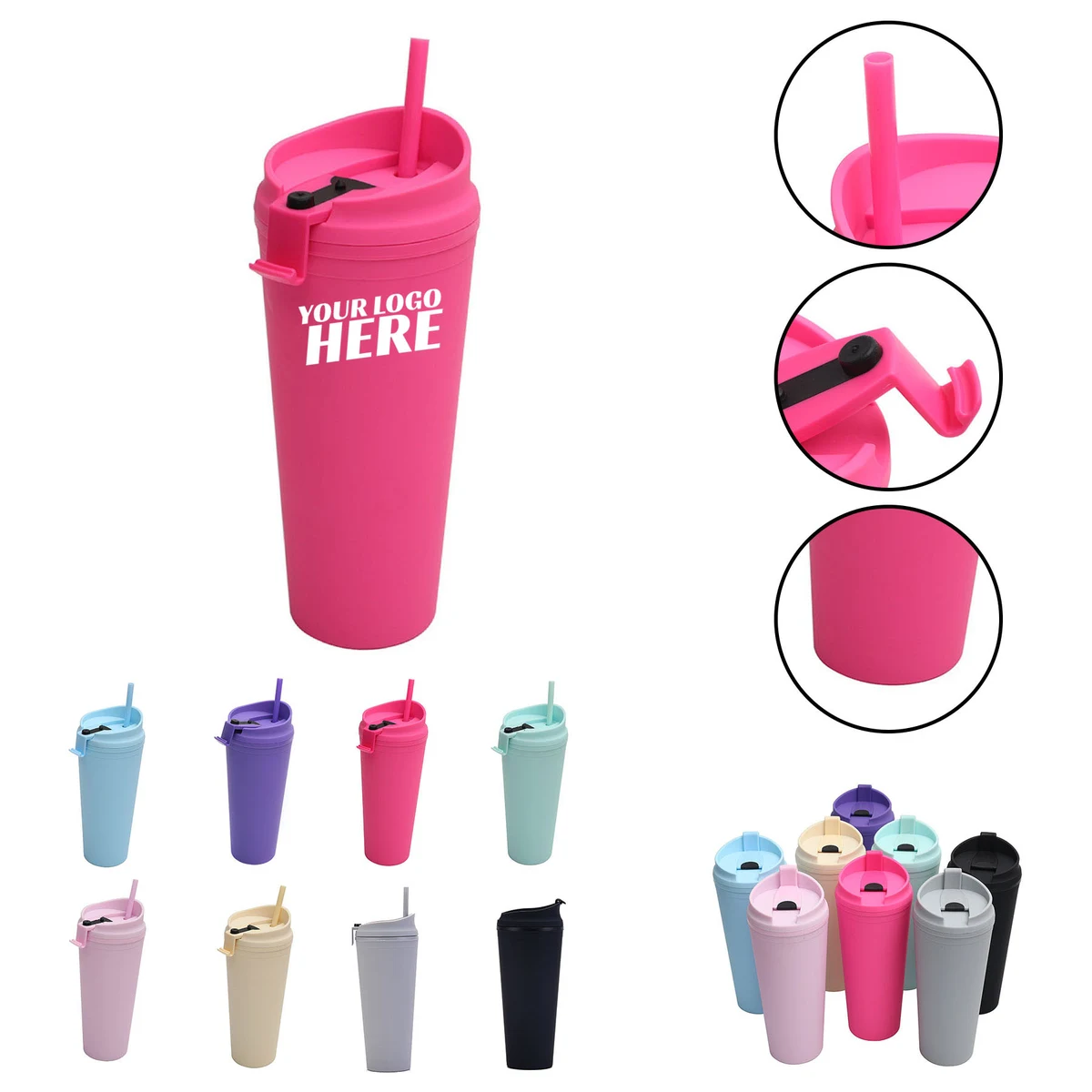 Double Walled Plastic Tumbler Mug 1