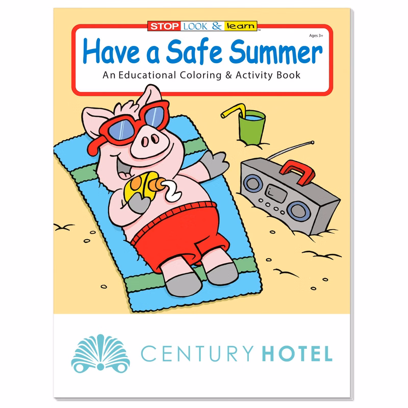 Coloring Book: Have a Safe Summer