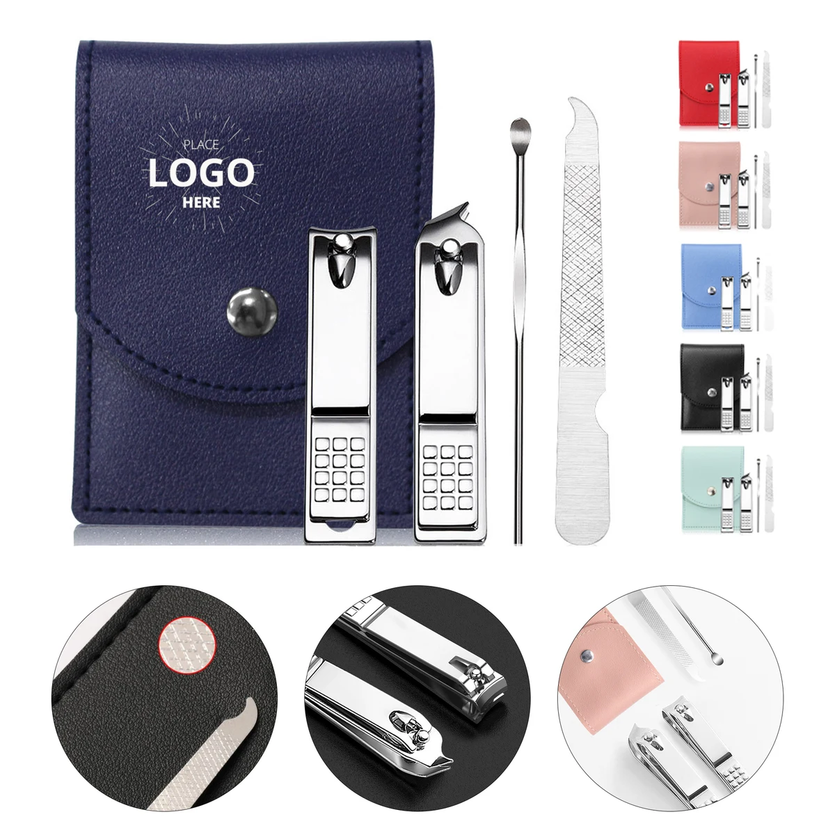 4pcs Portable Bag Nail Clipper Set 1