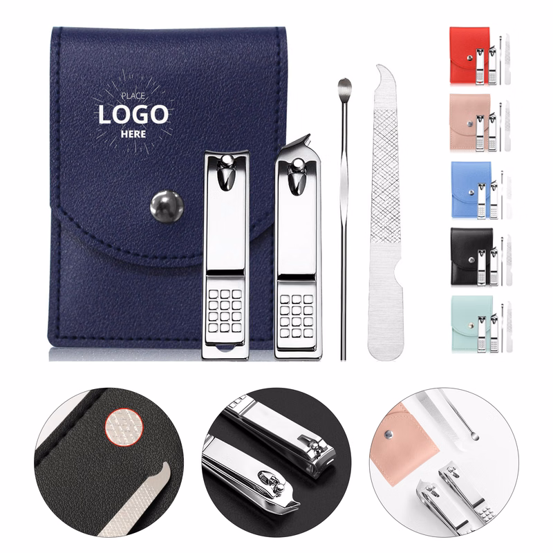 4pcs Portable Bag Nail Clipper Set