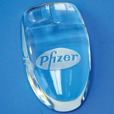 THE STARFIRE GLASS MOUSE PAPERWEIGHT 1