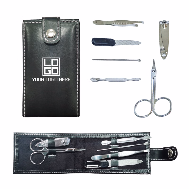 6-Piece Folding Beauty Nail Clipper Set with Bag