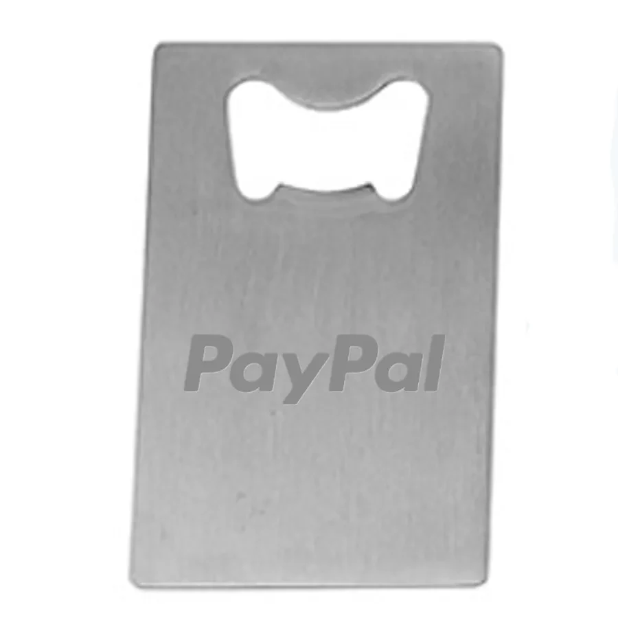 Card-shaped Bottle Opener Keychain 1