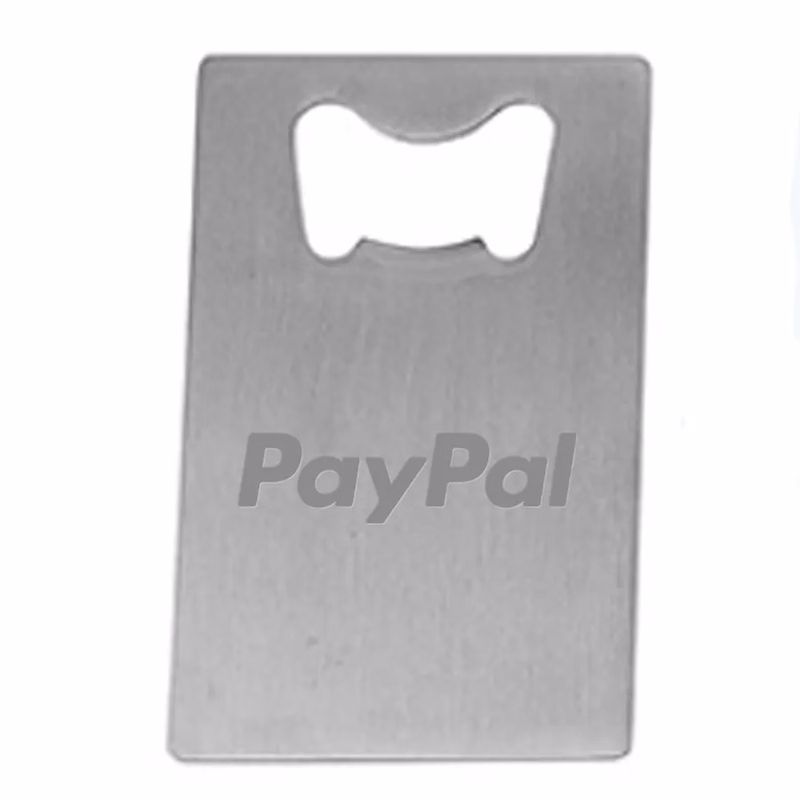 Card-shaped Bottle Opener Keychain