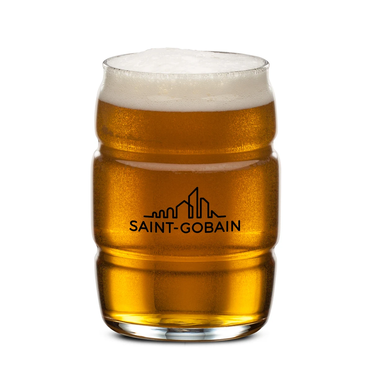 Barrel Beer Glass - Imprinted 1