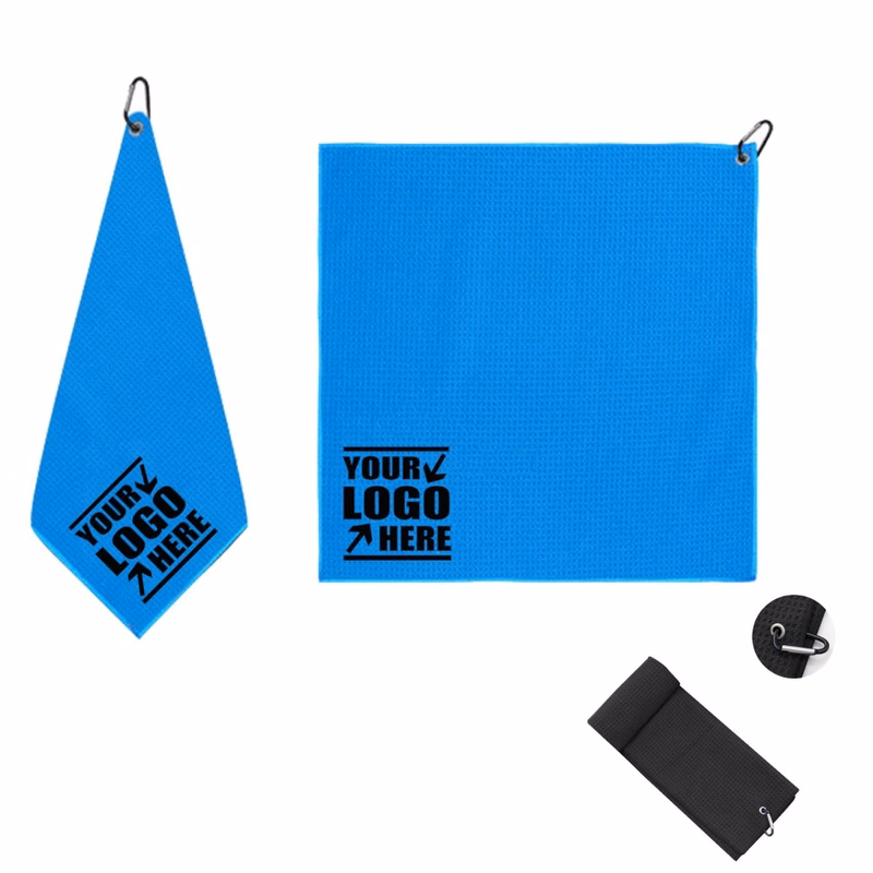 Golf Towel With Carabiner Clip