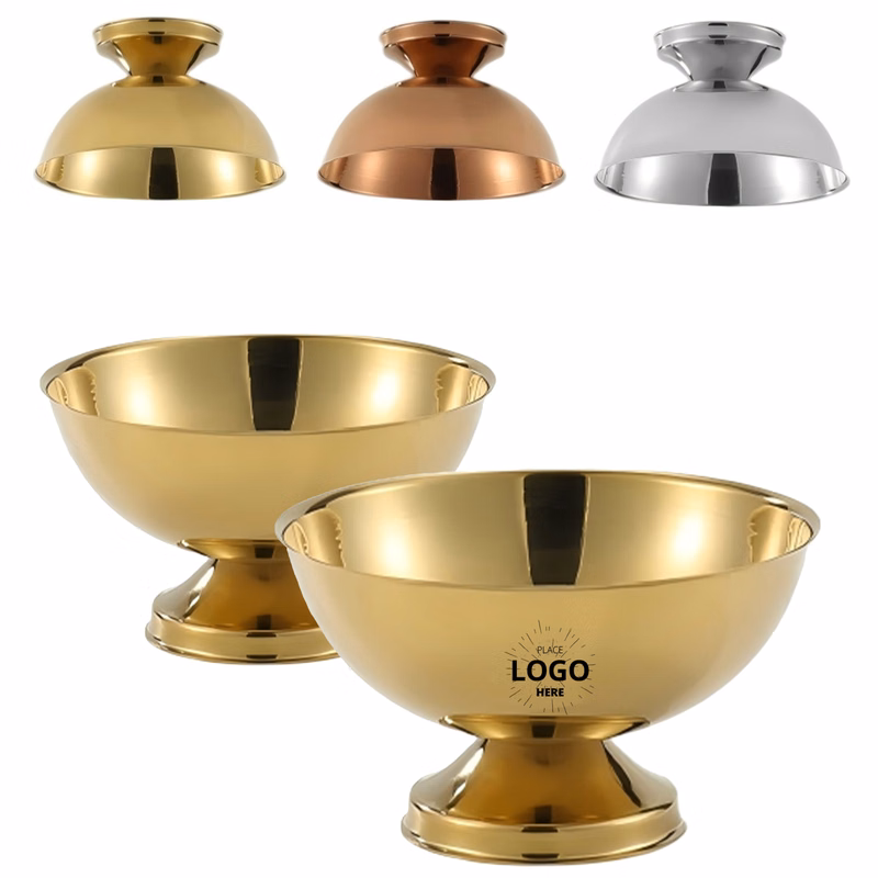 7oz Glossy Stainless Steel Footed Dessert Cup