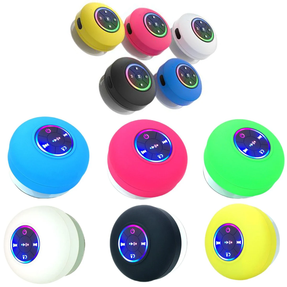 Portable Bluetooth Speaker With Suction Cup 1